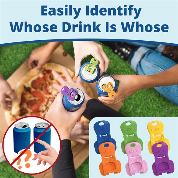 Colorful Can Protector Caps